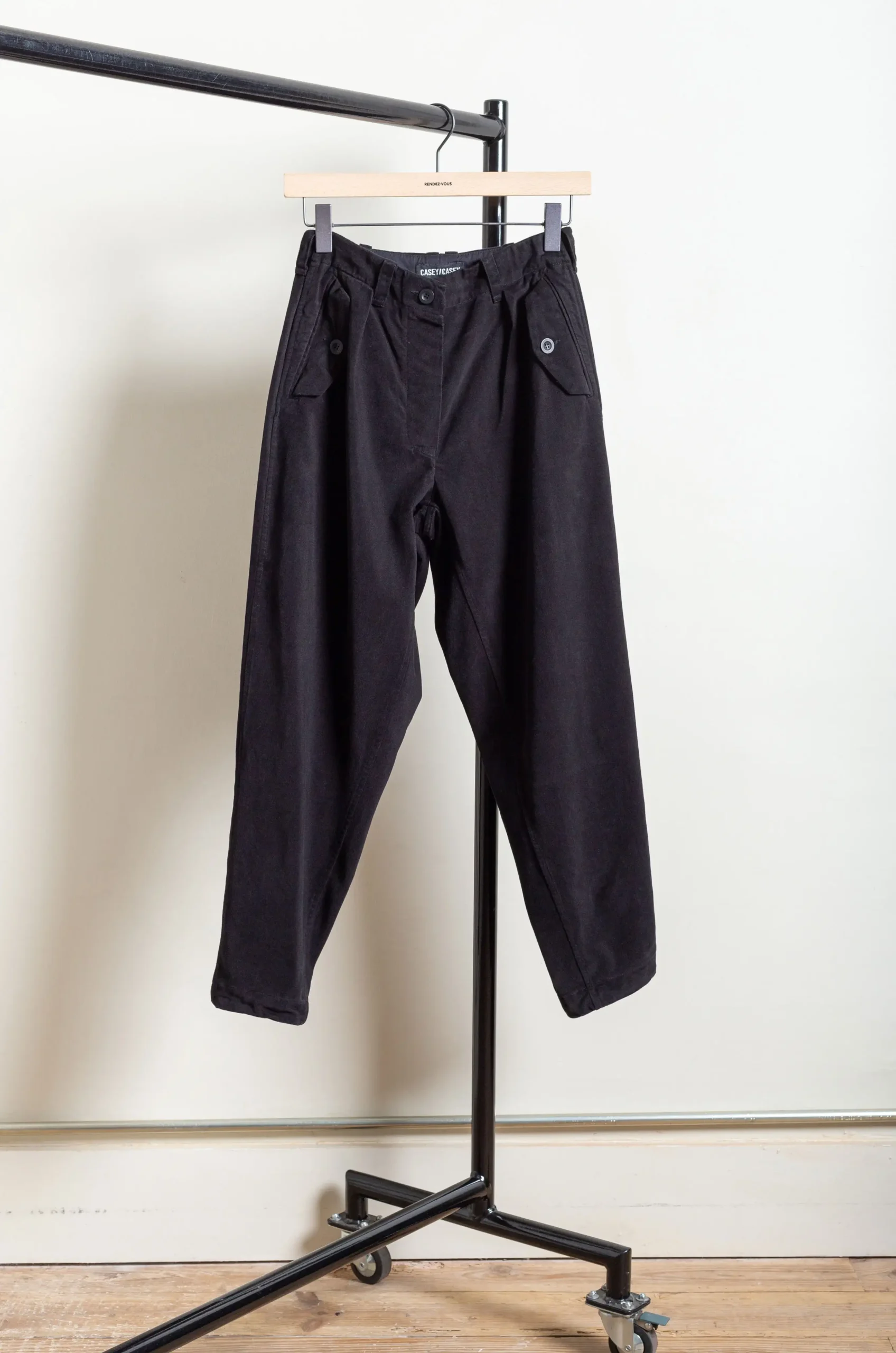 Casey Casey – Hiroshi Pant 23FP226 – Black 4 Casey Casey – Hiroshi Pant 23FP226 – Black – Image 2