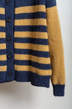 CAWLEY – Stripe Rosa Cardigan – Vintage Heather/Maize 10 CAWLEY – Stripe Rosa Cardigan – Vintage Heather/Maize -Salomon Boutique rdv cawley 33 scaled 1