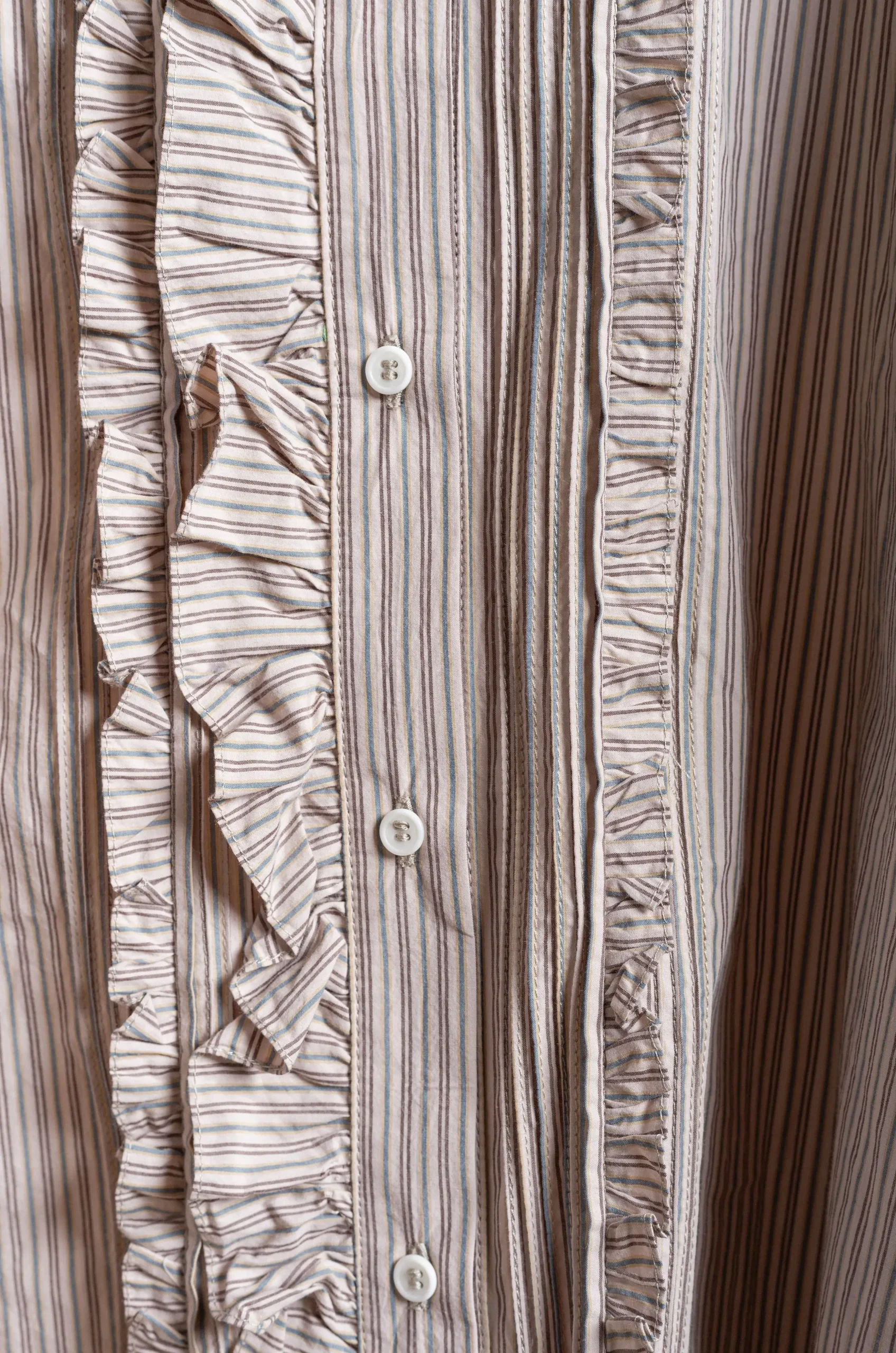 CAWLEY – Dallas Dress – Natural/Brown/Green 8 CAWLEY – Dallas Dress – Natural/Brown/Green – Image 6