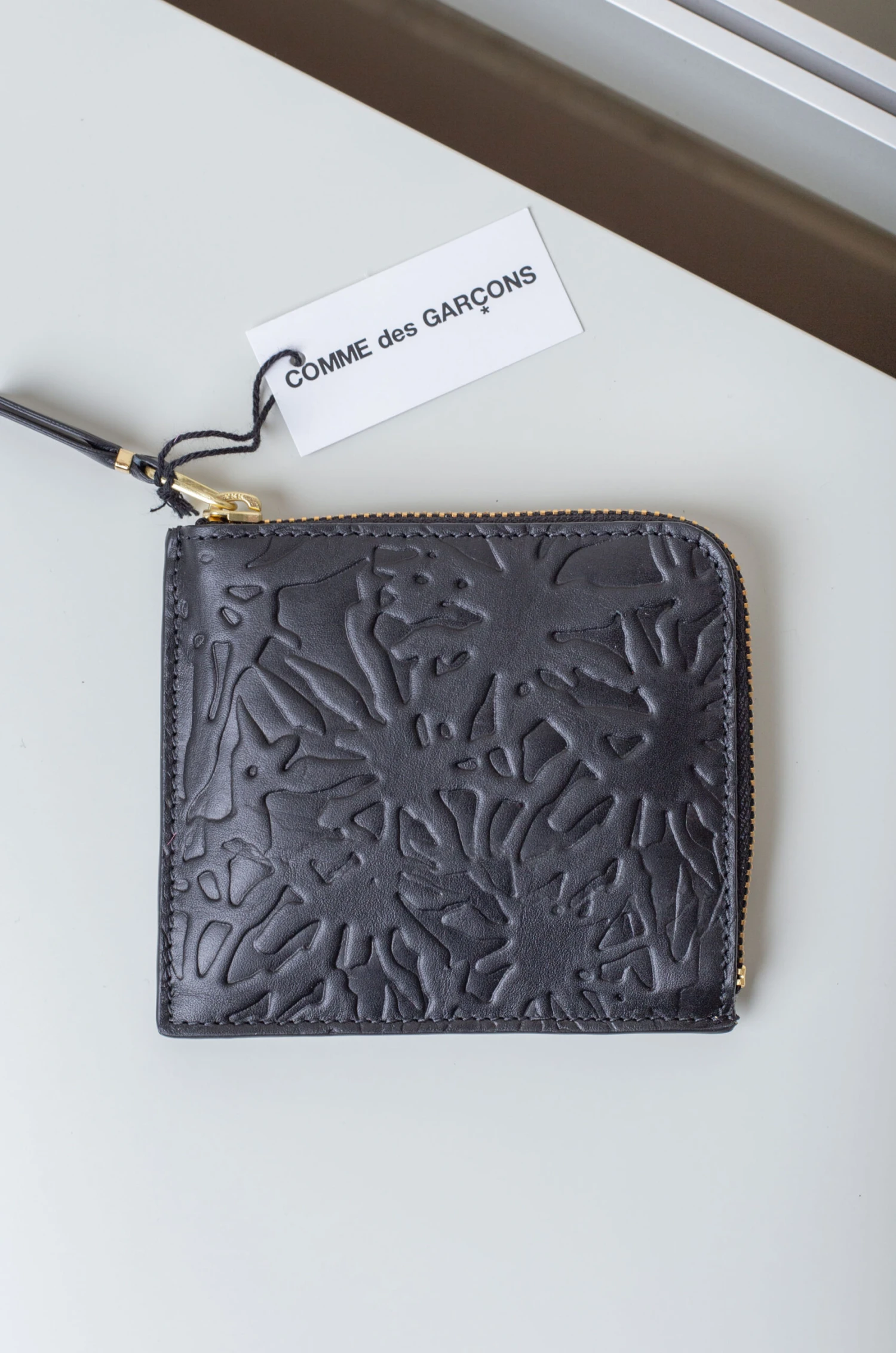 Comme Des Garçons – Wallet Embossed Forest SA3100EF – Black 4 Comme Des Garçons – Wallet Embossed Forest SA3100EF – Black – Image 2