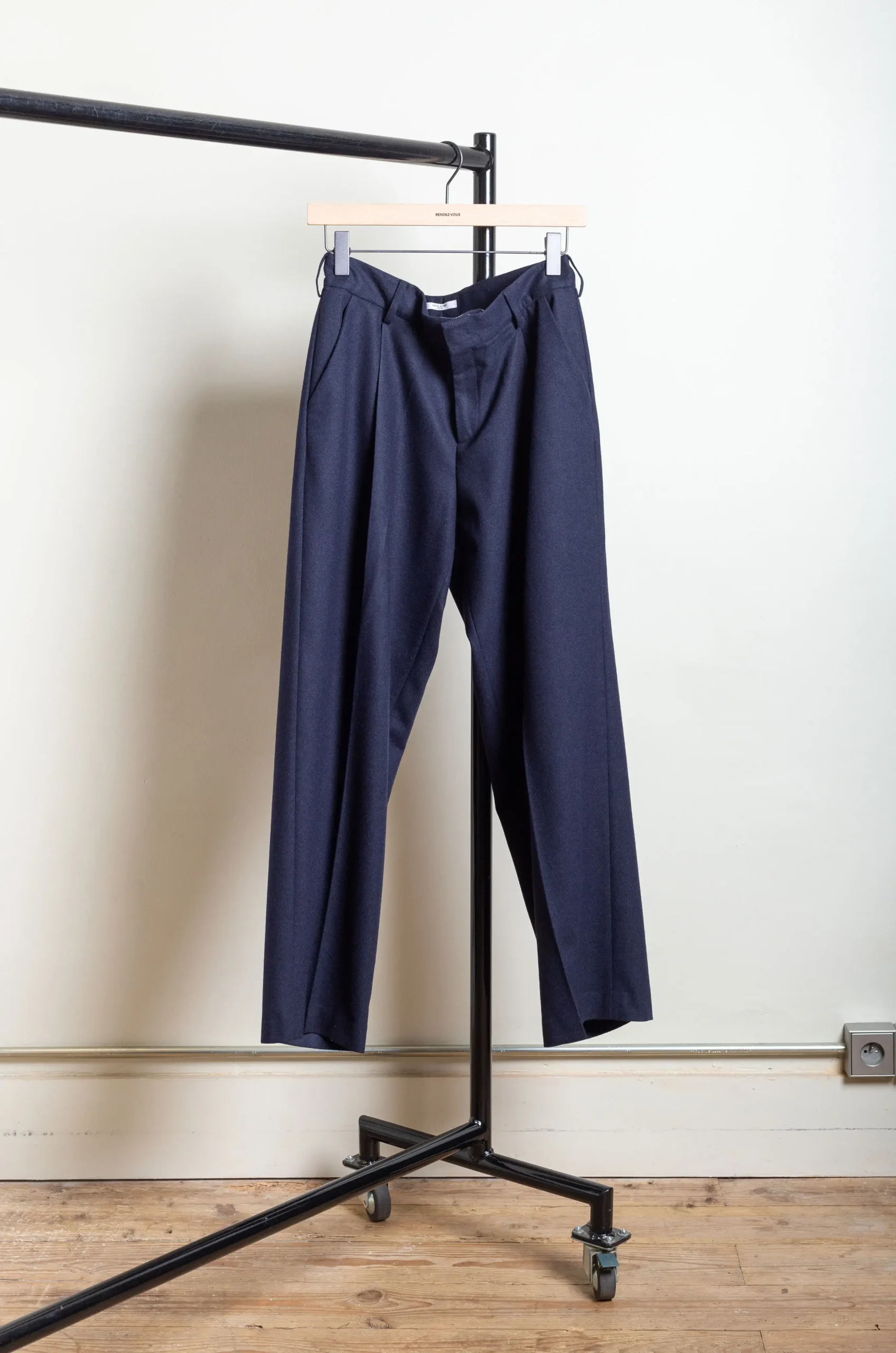 Cellar Door – Vitto Trousers – Blue 5 Cellar Door – Vitto Trousers – Blue – Image 3