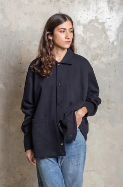 Chimala – Unisex Double Face Knit Jacket CS36-K16 – Dark Navy -Salomon Boutique rdv chimala 09 scaled 1