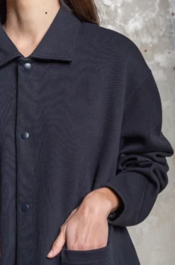 Chimala – Unisex Double Face Knit Jacket CS36-K16 – Dark Navy -Salomon Boutique rdv chimala 14 scaled 1