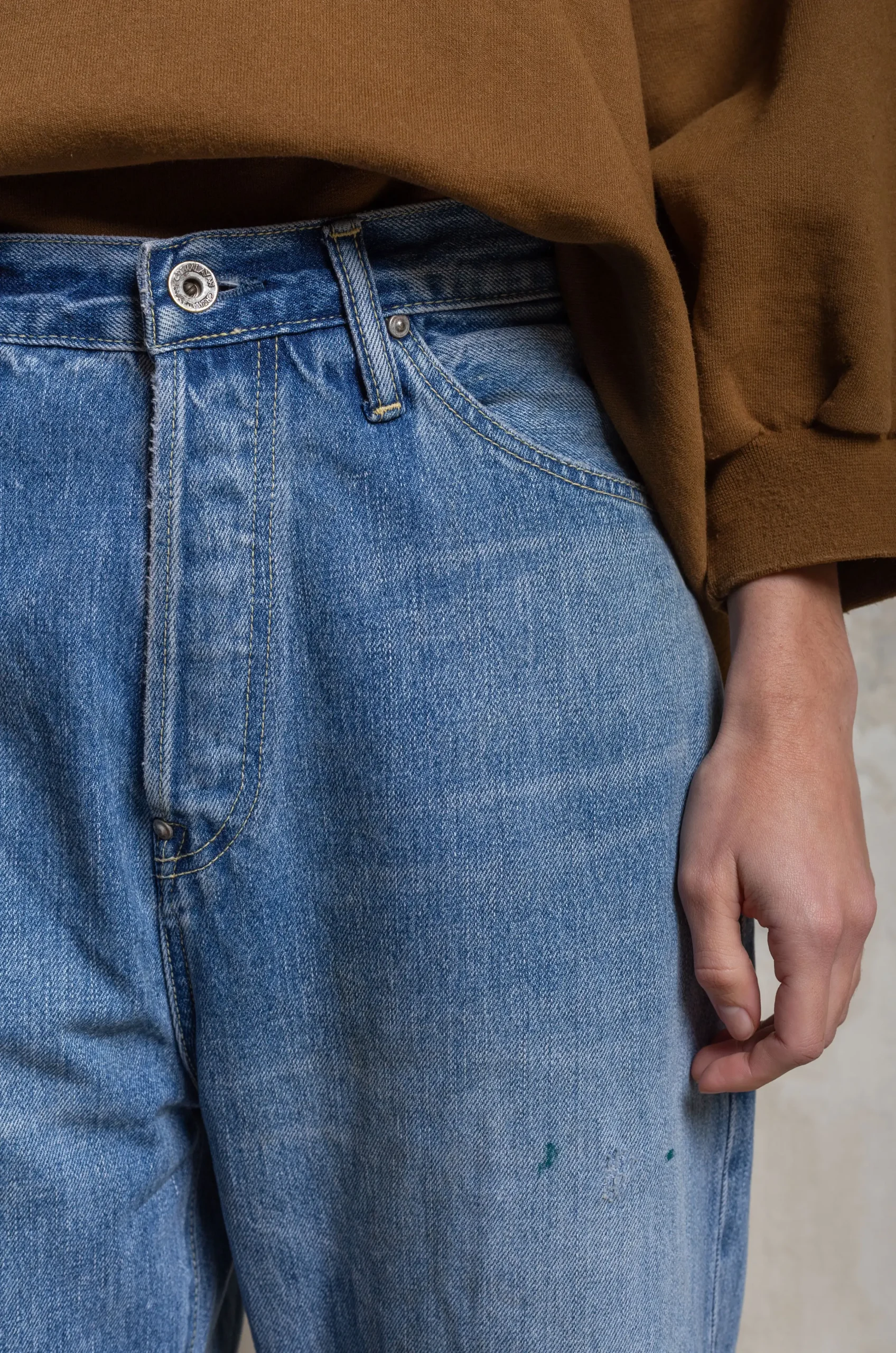 Chimala – Women 13OZ Selvedge Denim Baggy Cut CS36-WP03 – Very Light 5 Chimala – Women 13OZ Selvedge Denim Baggy Cut CS36-WP03 – Very Light – Image 3