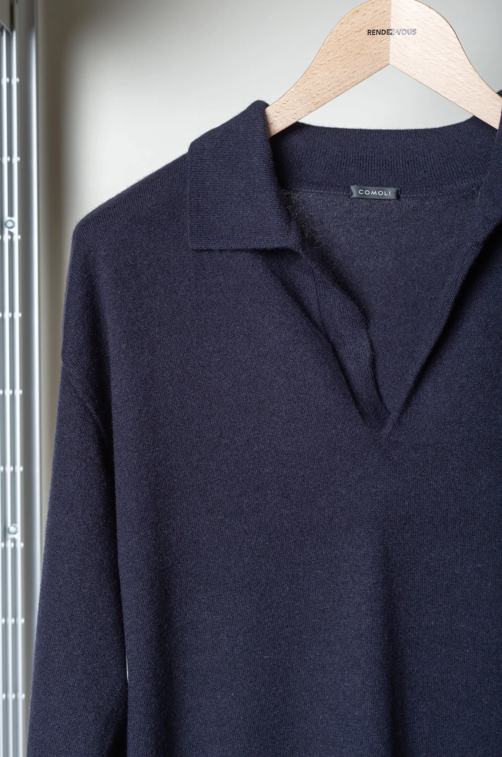 Comoli – Sweater A03-06011 – Navy 4 Comoli – Sweater A03-06011 – Navy – Image 2