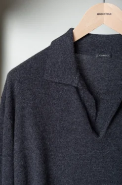 Comoli – Sweater A03-06011 – Charcoal