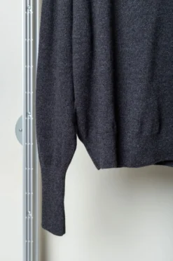 Comoli – Sweater A03-06011 – Charcoal -Salomon Boutique rdv comoli 15 scaled 2