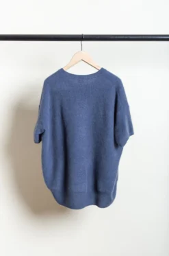 C.T. Plage – Ladies Round Halfsleeve Pullover CT22332L-72 – Blue 13 C.T. Plage – Ladies Round Halfsleeve Pullover CT22332L-72 – Blue -Salomon Boutique rdv ct plage 08 scaled 1