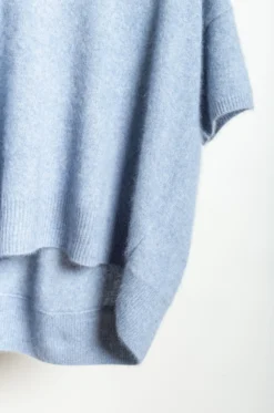 C.T. Plage – Ladies Round Halfsleeve Pullover CT25104 -71 – Sax Raccoon Fox -Salomon Boutique rdv ct plage 19 scaled 1