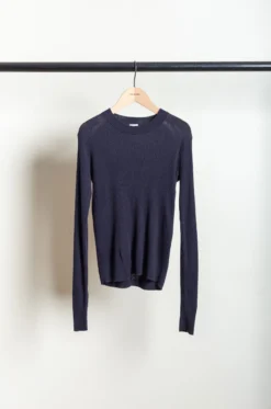 C.T. Plage – Ladies Round Longsleeve Pullover – CT25109-75- B.Navy