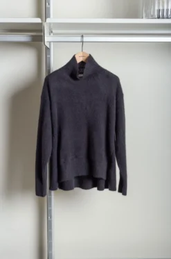 C.T. Plage – Ladies High Neck Longsleeve Pullover CT23335K-15 – Black