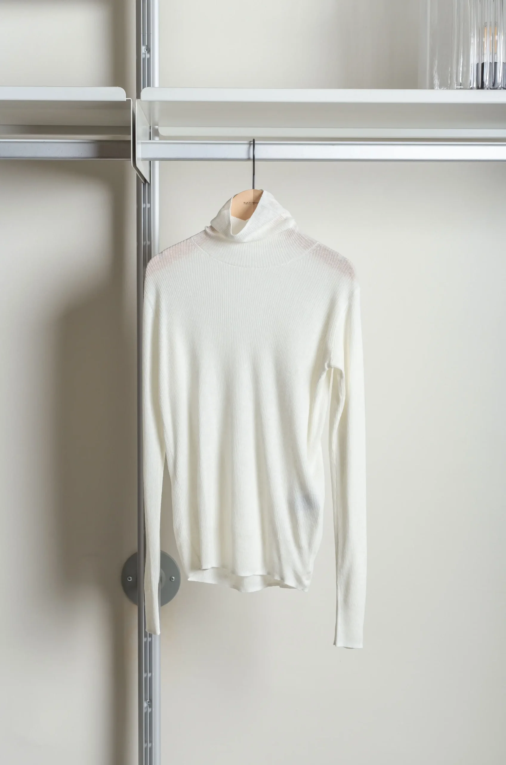 C.T. Plage – Ladies High Neck Longsleeve Rib Pullover 5540K-10 – White 4 C.T. Plage – Ladies High Neck Longsleeve Rib Pullover 5540K-10 – White – Image 2