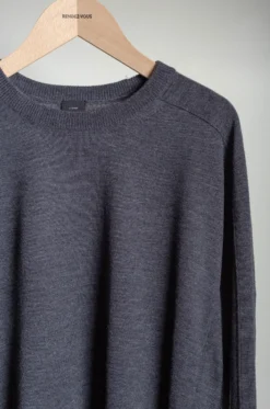 C.T. Plage – Unisex Round Longsleeve Pullover CT22391K-14 – C.Grey -Salomon Boutique rdv ctplage 80 scaled 1