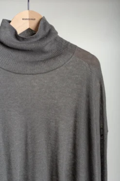 C.T. Plage – Ladies High Neck Longsleeve Pullover CT24302-54 – Khaki -Salomon Boutique rdv ctplage 88 scaled 1