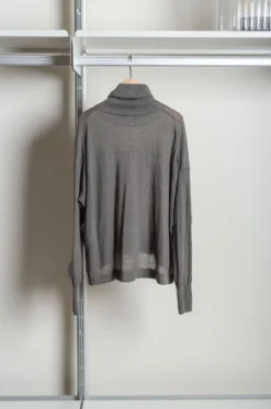 C.T. Plage – Ladies High Neck Longsleeve Pullover CT24302-54 – Khaki -Salomon Boutique rdv ctplage 90 scaled 1