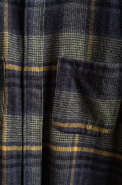 Engineered Garments – Wing Collar Shirt – Yellow/Gray -Salomon Boutique rdv egineered 05 scaled 1