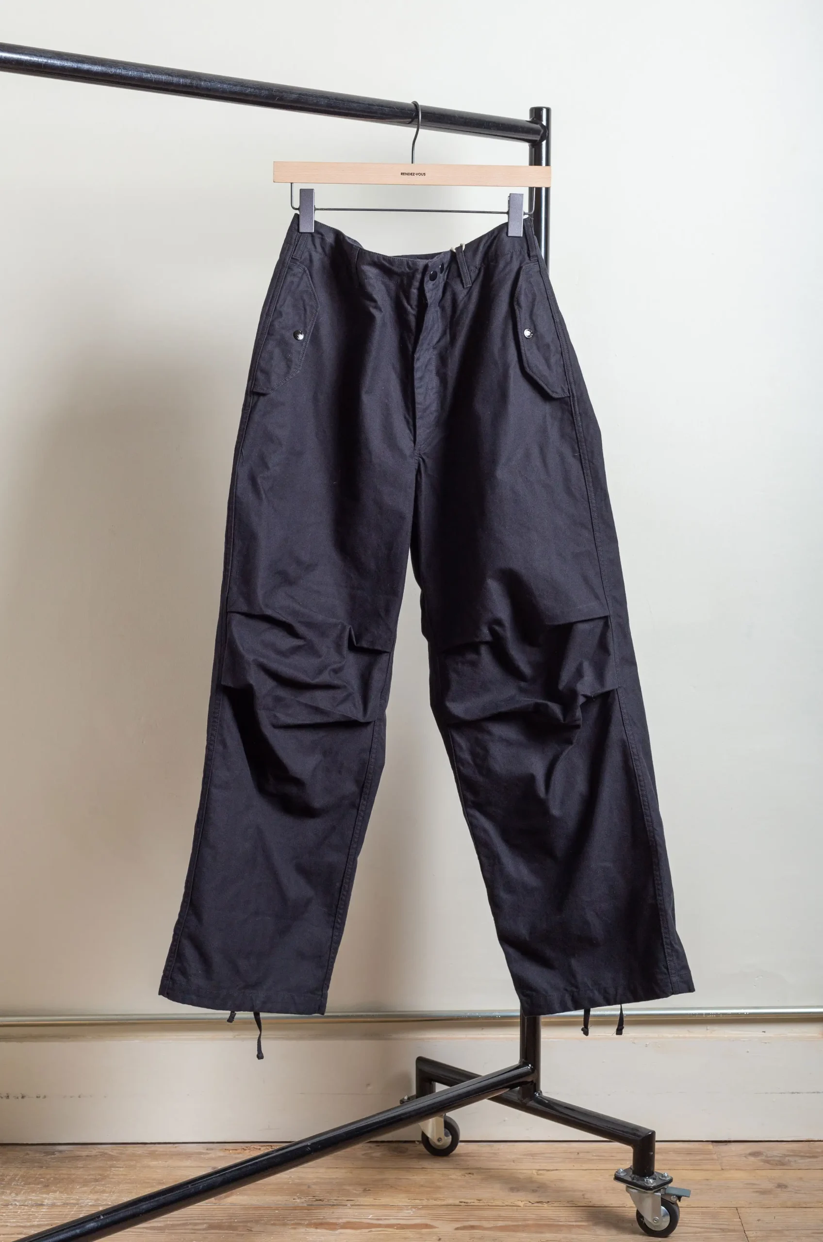 Engineered Garments – Over Pant – Black 4 Engineered Garments – Over Pant – Black – Image 2
