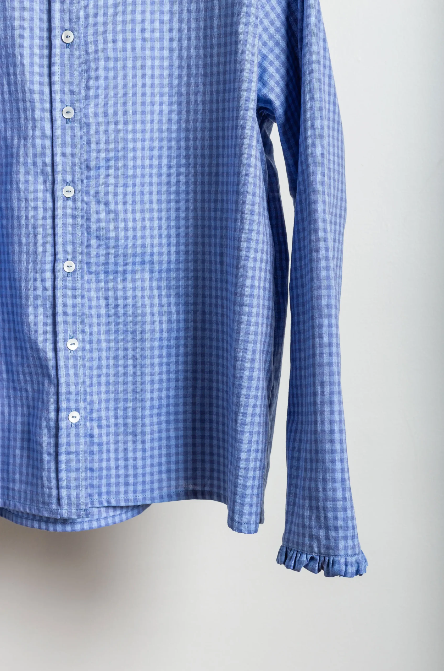 Eleph – Happy Shirt C6010105 – Blue Check 6 Eleph – Happy Shirt C6010105 – Blue Check – Image 4