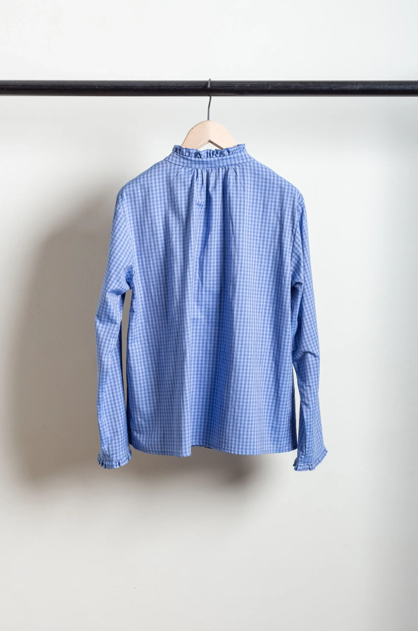 Eleph – Happy Shirt C6010105 – Blue Check 7 Eleph – Happy Shirt C6010105 – Blue Check – Image 5