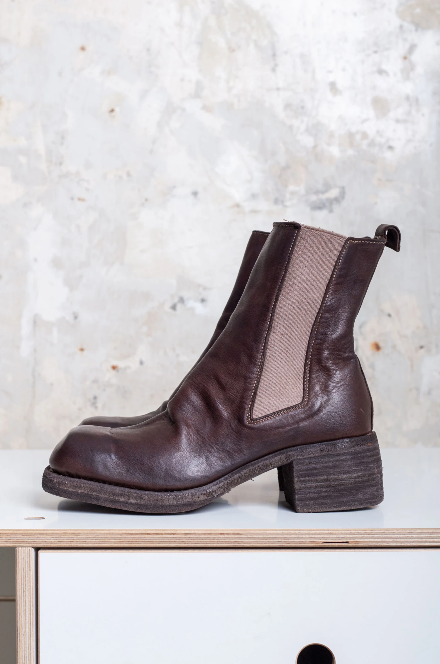 GUIDI – Women Chelsea Boots 9086E – Brown 4 GUIDI – Women Chelsea Boots 9086E – Brown – Image 2