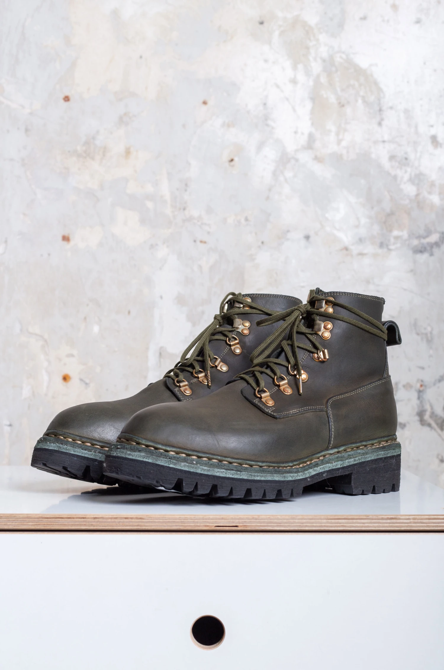 GUIDI – Men Wedged Boots NT19V – Military 3 GUIDI – Men Wedged Boots NT19V – Military