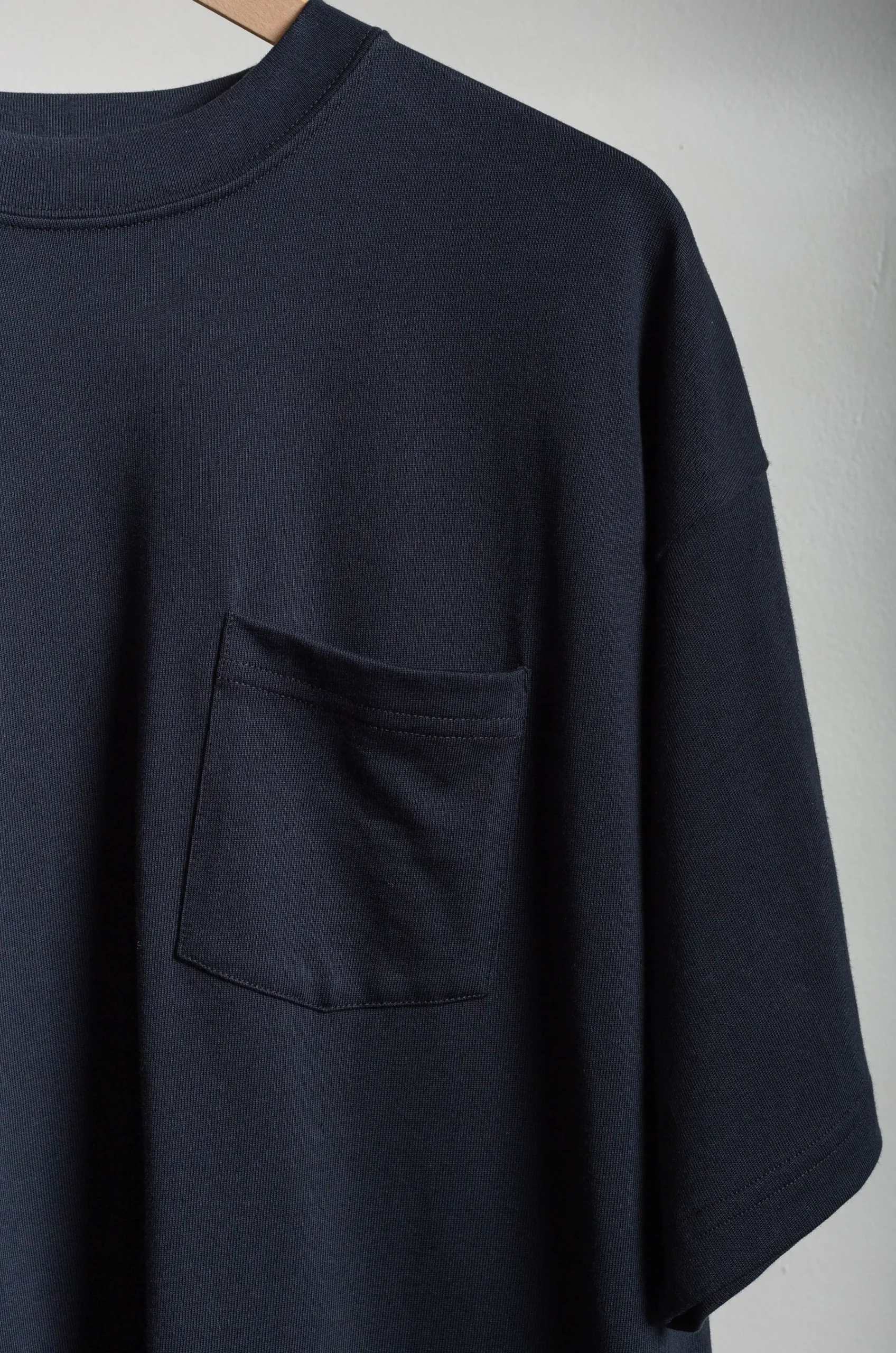 Handvaerk – Crewneck Pocket Tee – Black 5 Handvaerk – Crewneck Pocket Tee – Black – Image 3