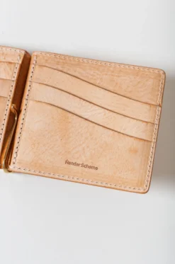 Hender Scheme – Money Clip MJ-RC-MCL – Natural -Salomon Boutique rdv hender scheme 178 scaled 1