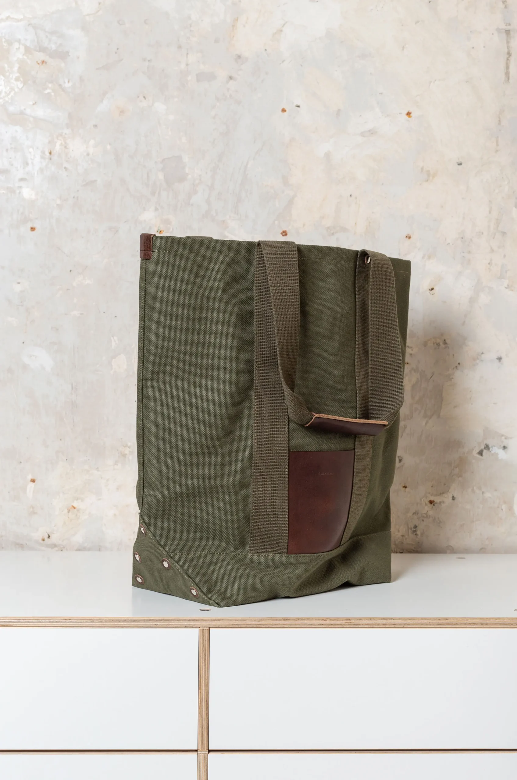 Hender Scheme – Tote Bag NK-RB-CTB – Khaki Green 4 Hender Scheme – Tote Bag NK-RB-CTB – Khaki Green – Image 2