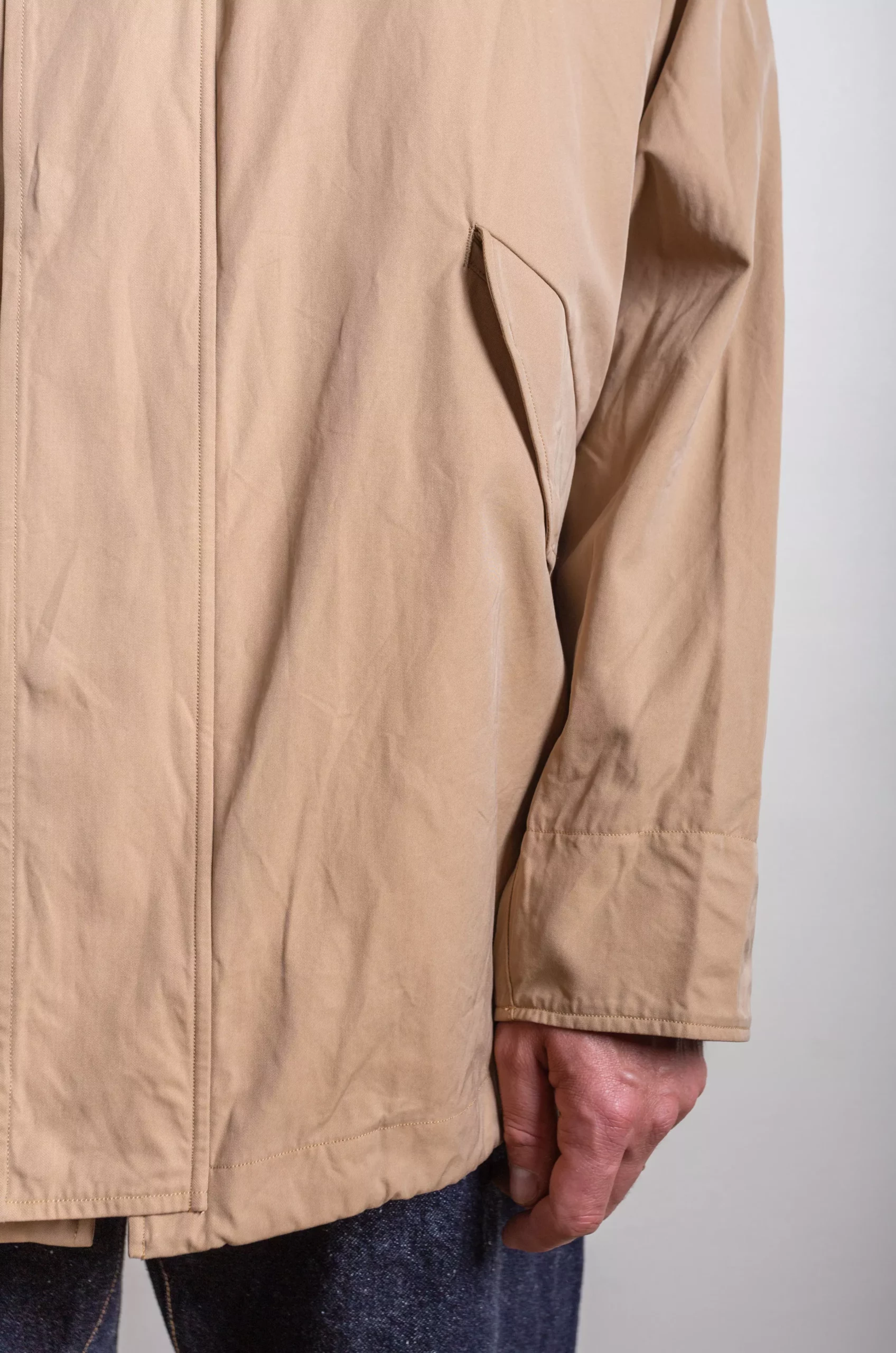 Kaptain Sunshine – Short Mill Coat – Khaki 10 Kaptain Sunshine – Short Mill Coat – Khaki – Image 8