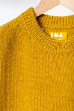 Labo.art – Gilet Brio Knitwear – Mustard -Salomon Boutique rdv laboart 16 scaled 1