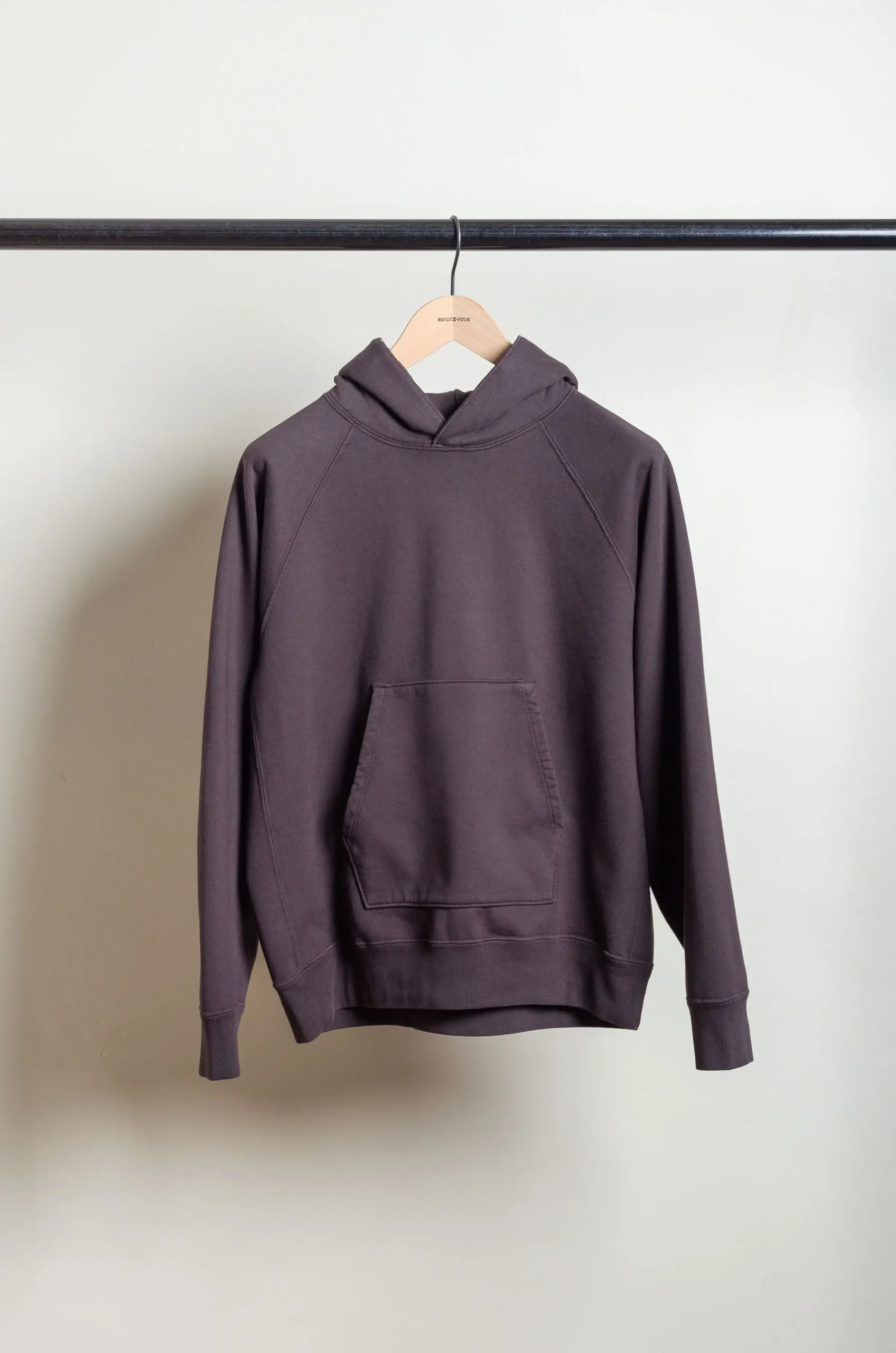 Lady White – Super Weighted Hoodie – Tire Black 4 Lady White – Super Weighted Hoodie – Tire Black – Image 2