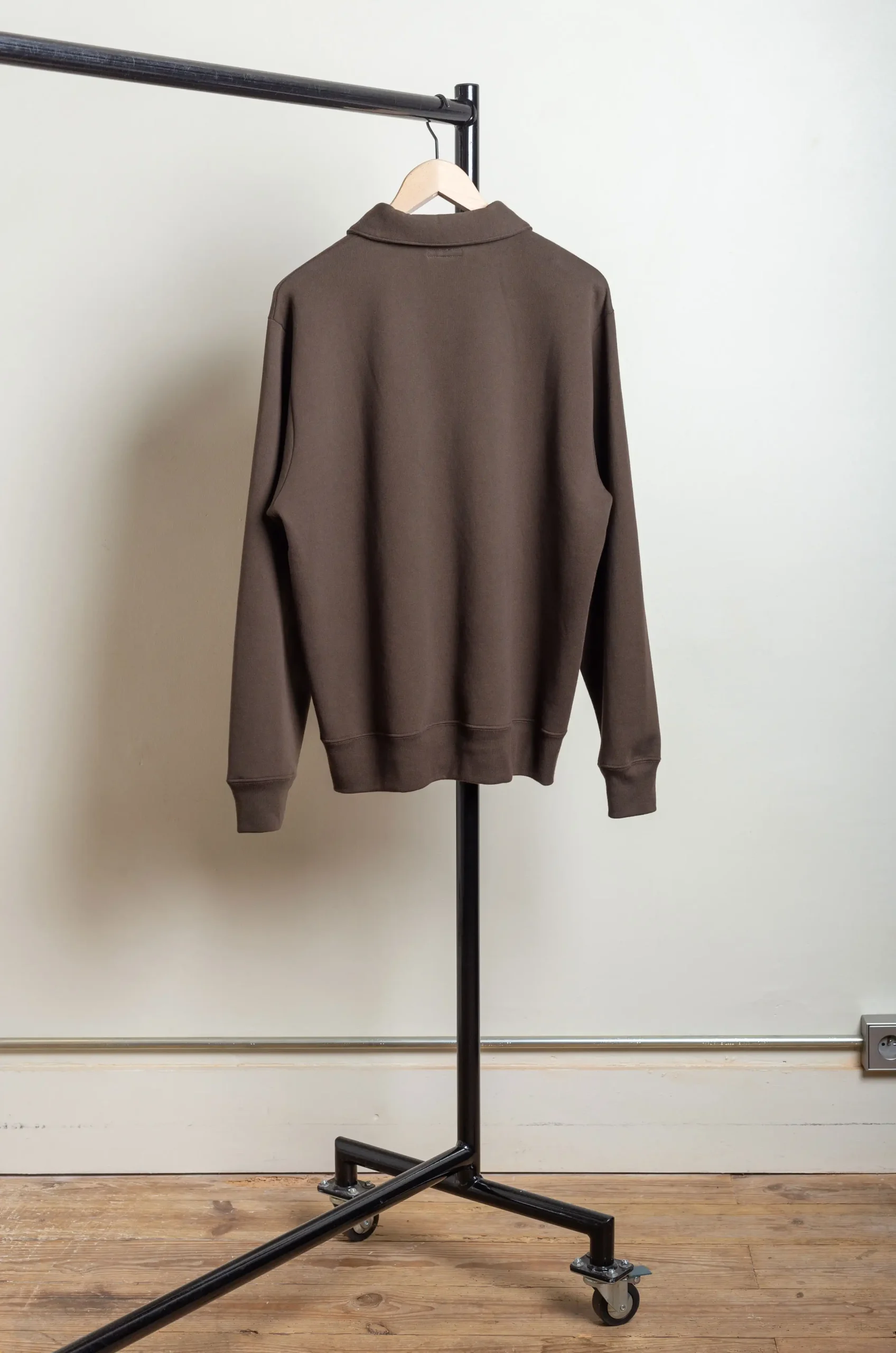 Lady White – Quarter Zip Sweatshirt – Black Olive 6 Lady White – Quarter Zip Sweatshirt – Black Olive – Image 4