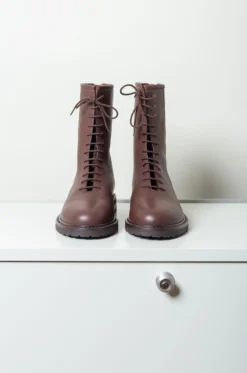 LEGRES – Combat In Nappa Leather – Dark Brown -Salomon Boutique rdv legres 06 scaled 1