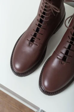 LEGRES – Combat In Nappa Leather – Dark Brown -Salomon Boutique rdv legres 07 scaled 1