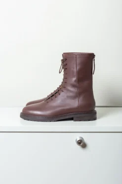 LEGRES – Combat In Nappa Leather – Dark Brown -Salomon Boutique rdv legres 09 scaled 1