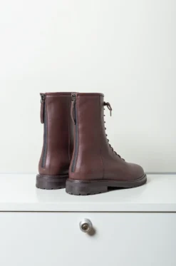 LEGRES – Combat In Nappa Leather – Dark Brown -Salomon Boutique rdv legres 10 scaled 1