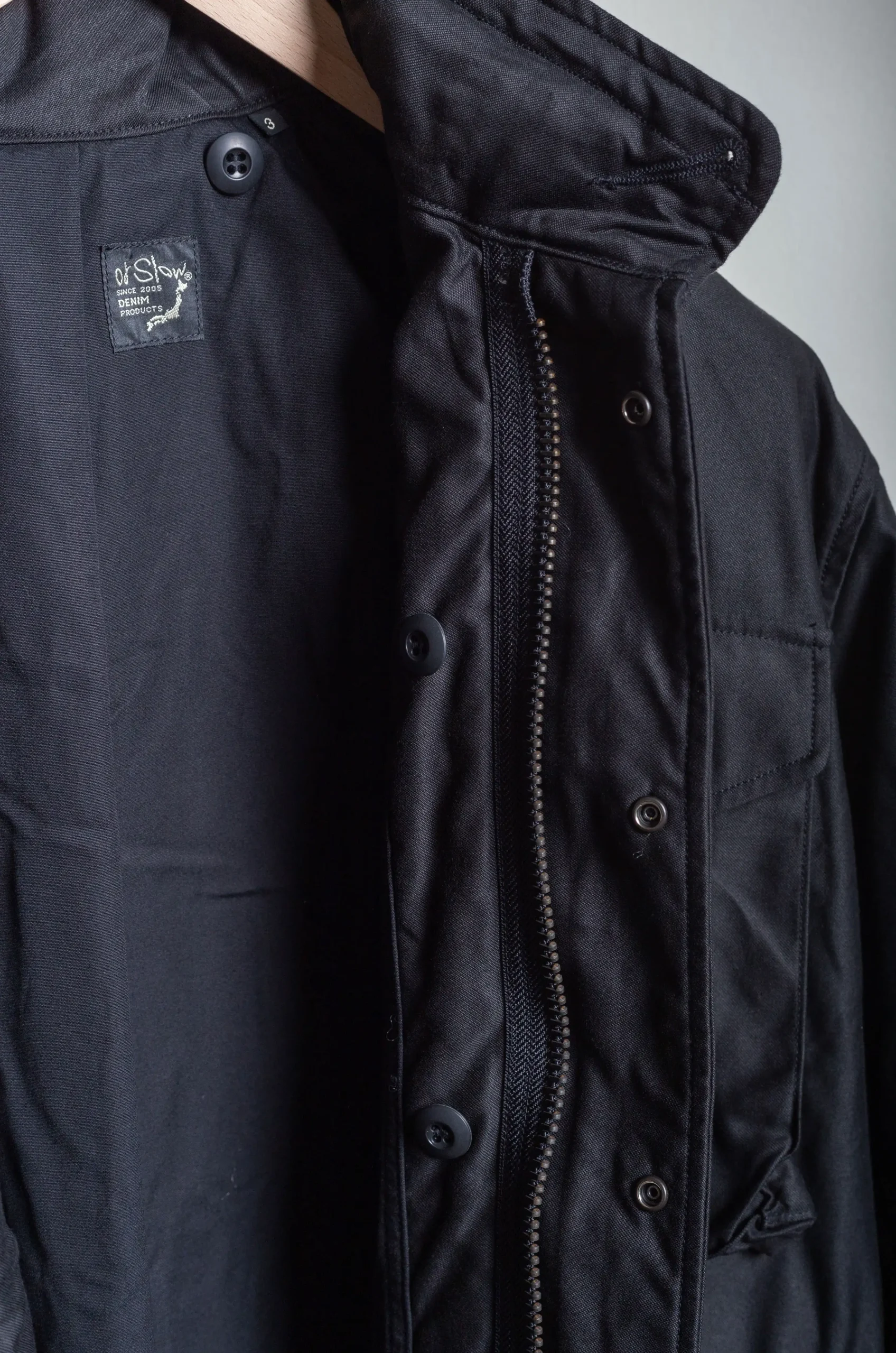 Orslow – Blouson 01-6065-61 – Black 8 Orslow – Blouson 01-6065-61 – Black – Image 6