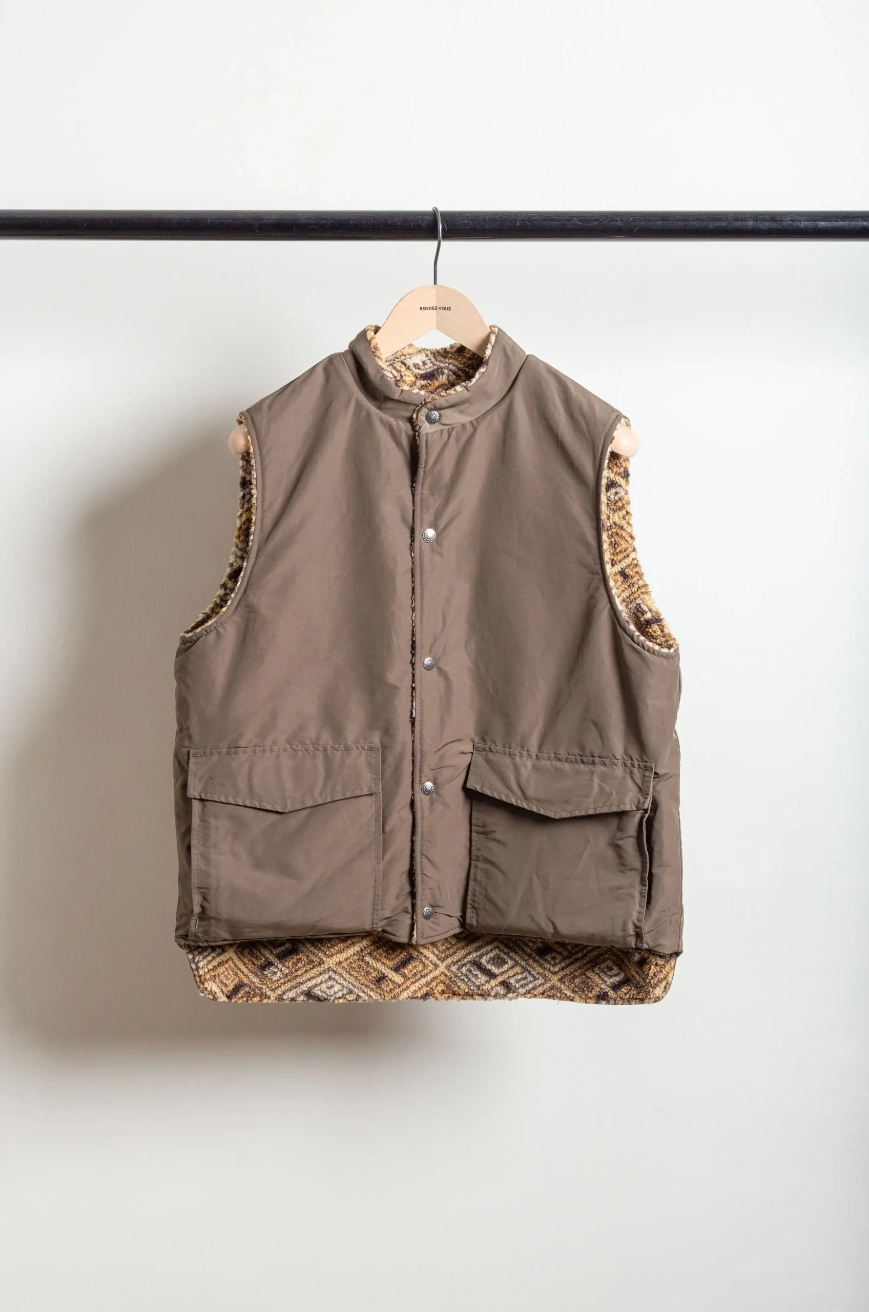 Orslow – Vest 01-9023-76 – Army Green 4 Orslow – Vest 01-9023-76 – Army Green – Image 2