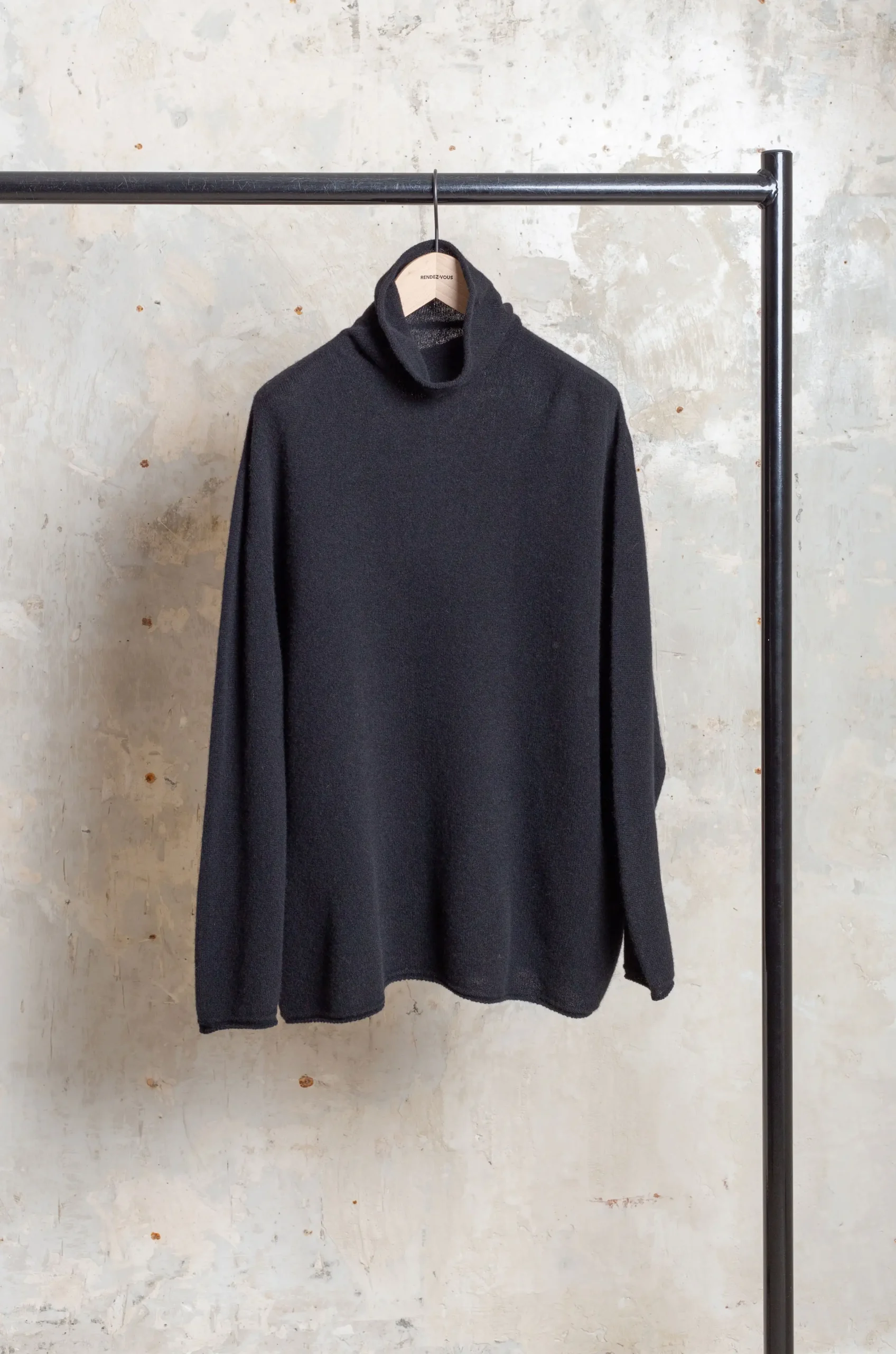 Pas De Calais – Turtleneck Knit Pullover 13-40-2500- Black 5 Pas De Calais – Turtleneck Knit Pullover 13-40-2500- Black – Image 3