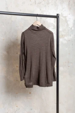 Pas De Calais – Turtleneck Jersey Pullover 13-40-1826 – Brown -Salomon Boutique rdv pas de calais 44 scaled 1