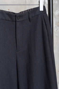 Pas De Calais – Flannel Wide Pants 13-40-8485 – Black -Salomon Boutique rdv pas de calais 47 scaled 1