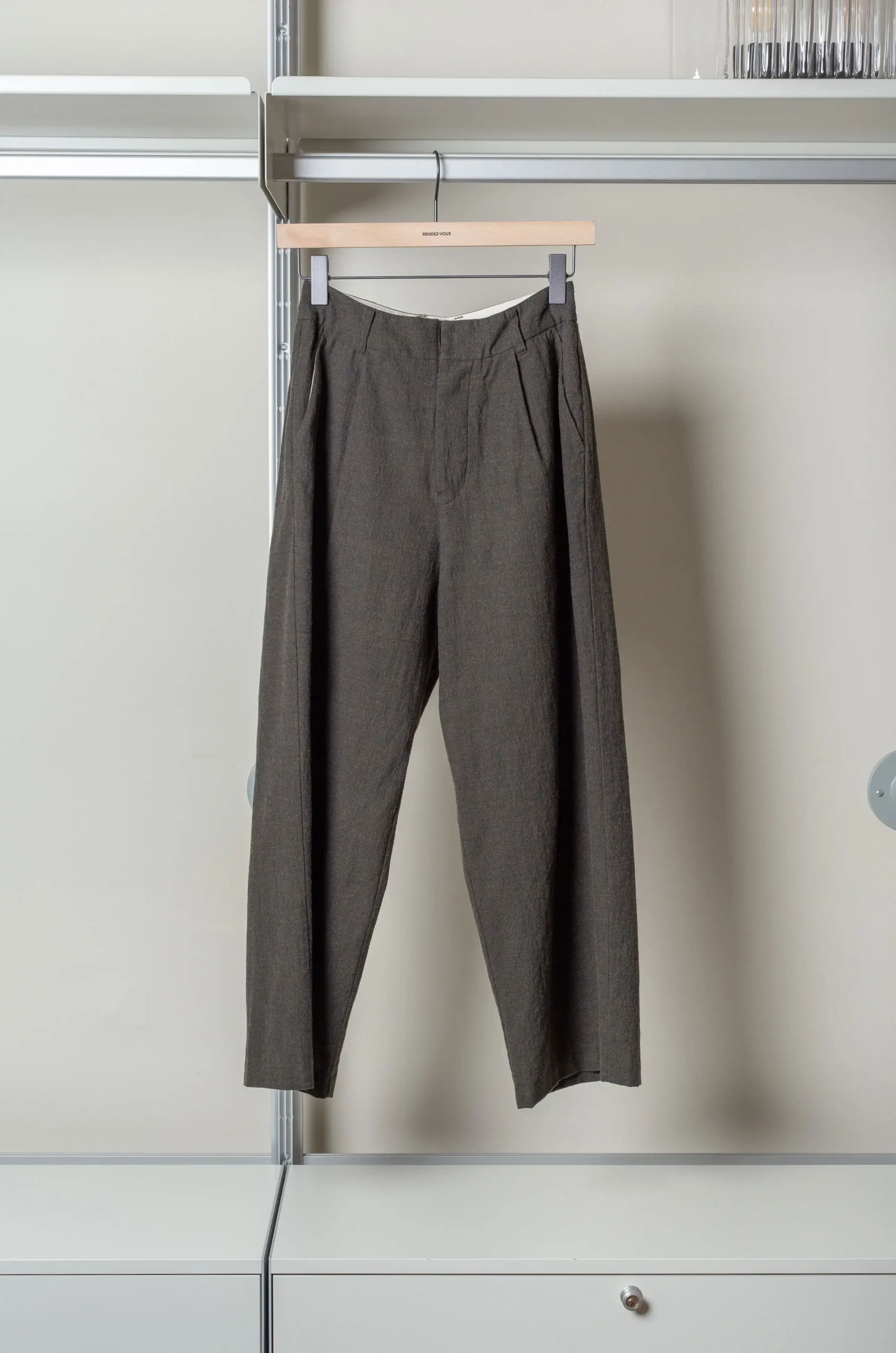 Pas De Calais – Wide Pants 13-40-8481 – Khaki 3 Pas De Calais – Wide Pants 13-40-8481 – Khaki