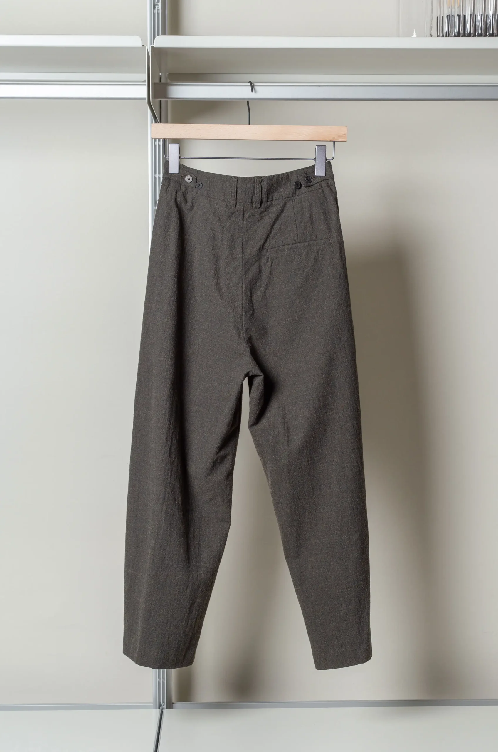 Pas De Calais – Wide Pants 13-40-8481 – Khaki 5 Pas De Calais – Wide Pants 13-40-8481 – Khaki – Image 3