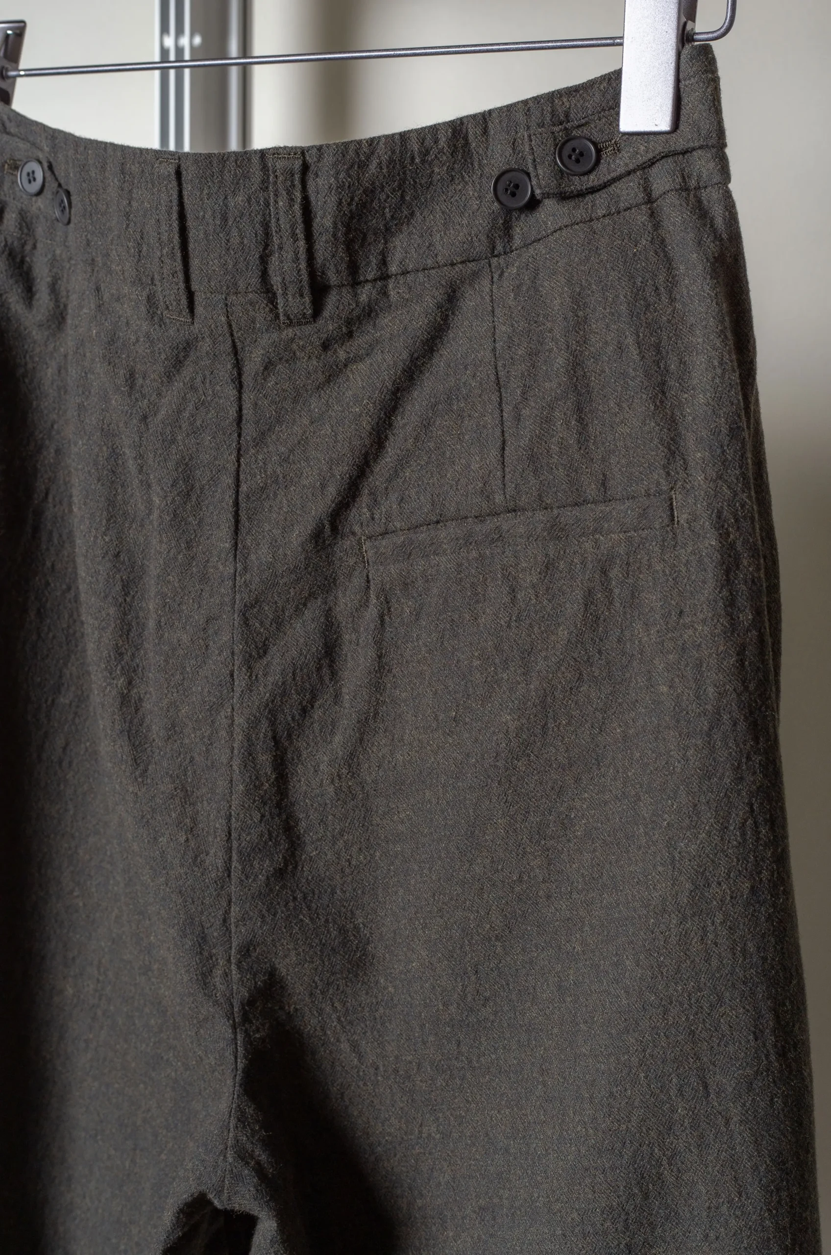 Pas De Calais – Wide Pants 13-40-8481 – Khaki 6 Pas De Calais – Wide Pants 13-40-8481 – Khaki – Image 4