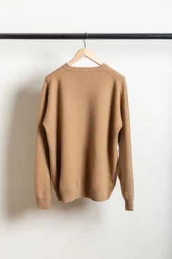 Roberto Collina – Girocollo ML Comfy Felted RA05001 – Cammello -Salomon Boutique rdv roberto 03 scaled 1