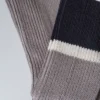 Rototo – Bicolor Ribbed Crew Socks – Black/Grayge -Salomon Boutique rdv rototo 04 scaled 2