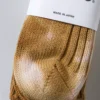 Rototo – Bicolor Ribbed Crew Socks Tie Dye – L.Brown/Beige 2 Rototo – Bicolor Ribbed Crew Socks Tie Dye – L.Brown/Beige -Salomon Boutique rdv rototo 20 scaled 1
