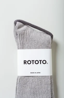 Rototo – Washi Recycle Cotton RIB R1535 – Gray