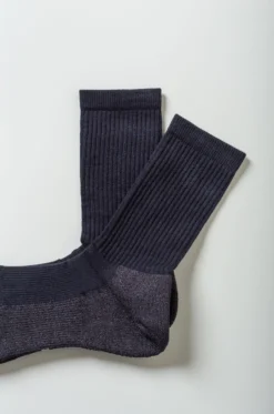 Rototo – Washi Cushion Crew Socks R1533 – Black