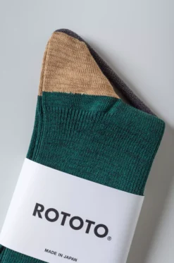 Rototo – Organic Cotton – D.Green/Beige
